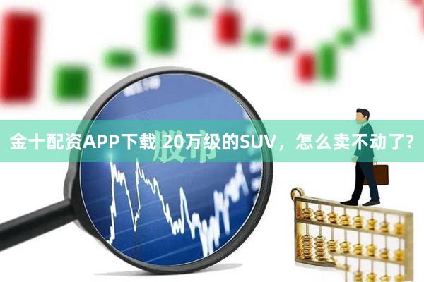 金十配资APP下载 20万级的SUV，怎么卖不动了?